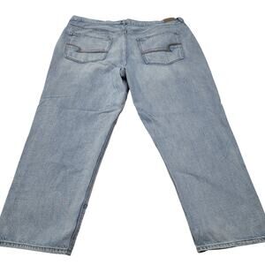 American Eagle 90s boyfriend pride rainbow pocket jeans light wash rigid